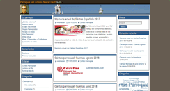 Desktop Screenshot of parroquiaclaret.org