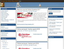 Tablet Screenshot of parroquiaclaret.org